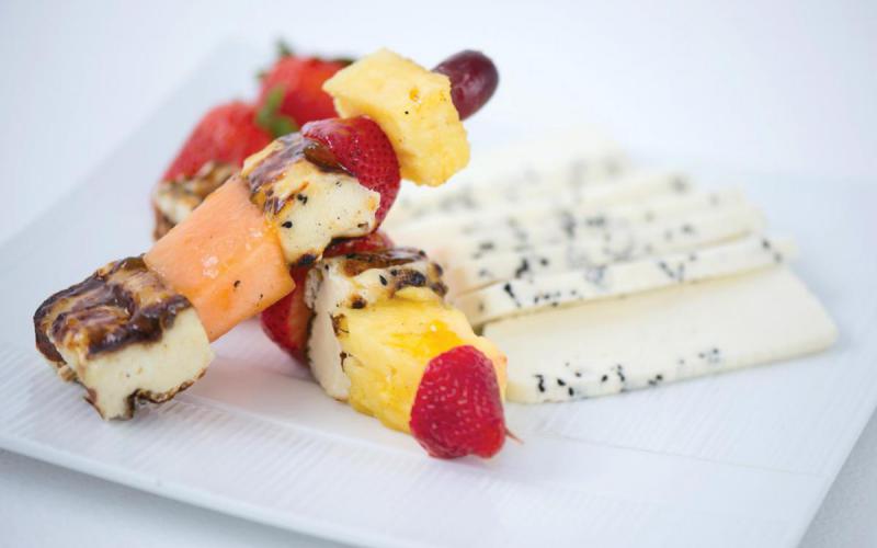 Brochette de fruits Nabulsi Fromagerie le Bédouin